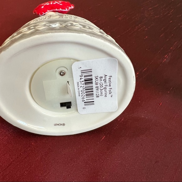 Lenox Festive Folk Light Angel Figurine - Picture 8 of 10